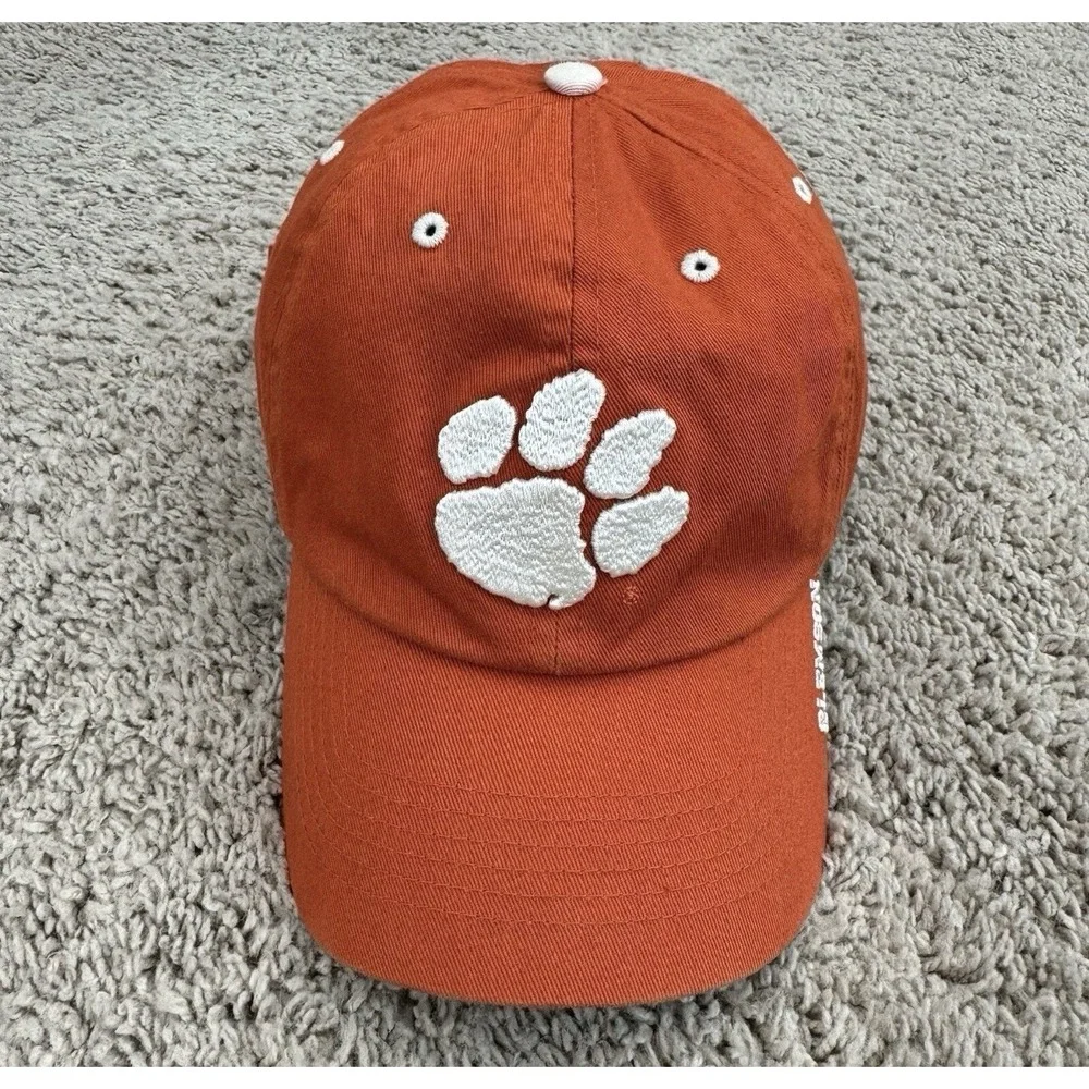 Clemson Tigers Hat '47 Twins Adjustable‎ Tiger Paw Logo Orange Football Dad Cap